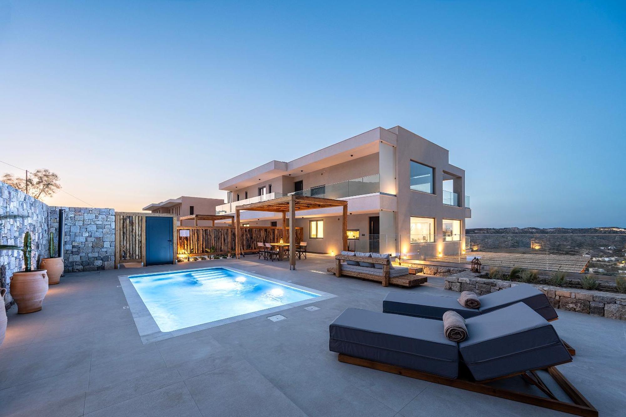 Апартаменты Mousonas Luxury Living Kampos  Экстерьер фото