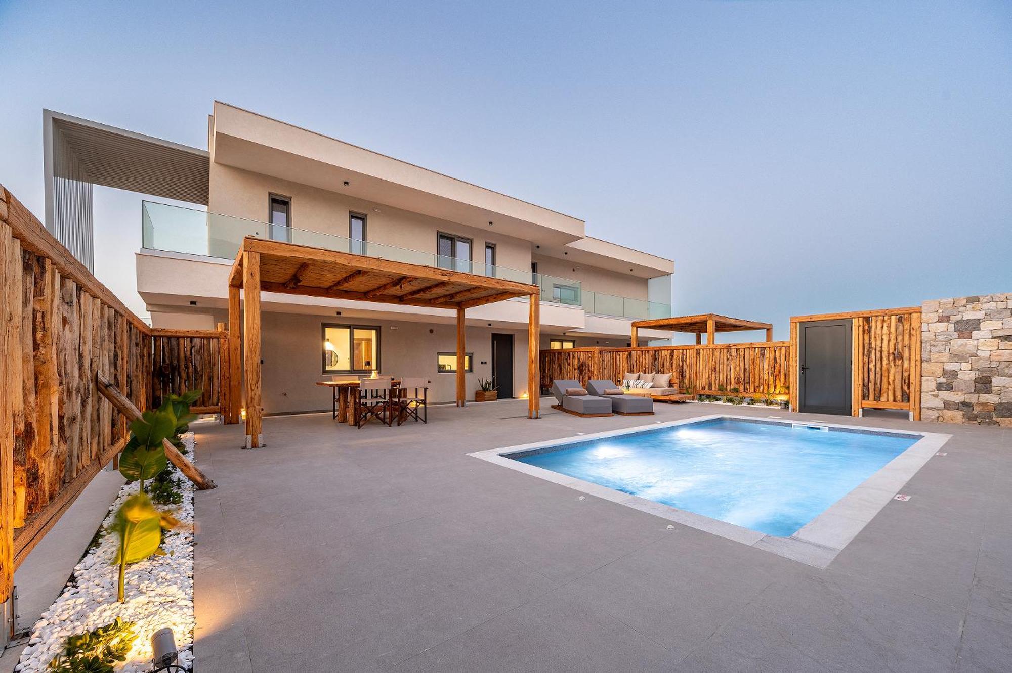 Апартаменты Mousonas Luxury Living Kampos  Экстерьер фото